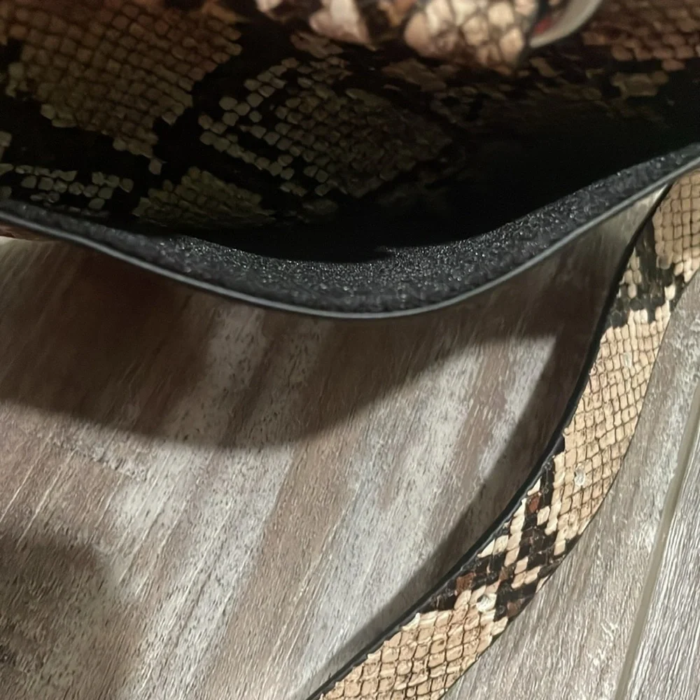 ZARA Snake Print Python Belt Bag Fanny Pack